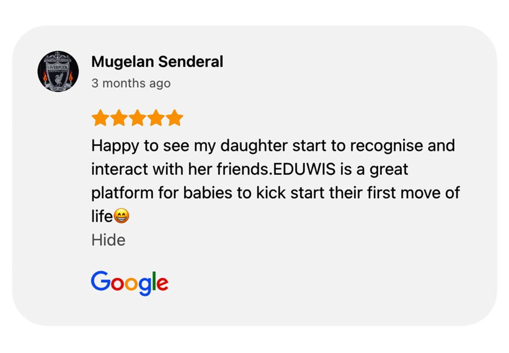 Child integrated learning at Eduwis, a well known preschool franchise in Malaysia.