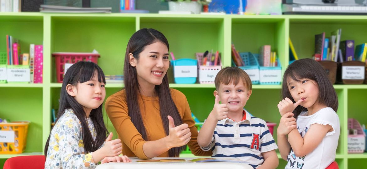 kids studying at kindergarten in selangor